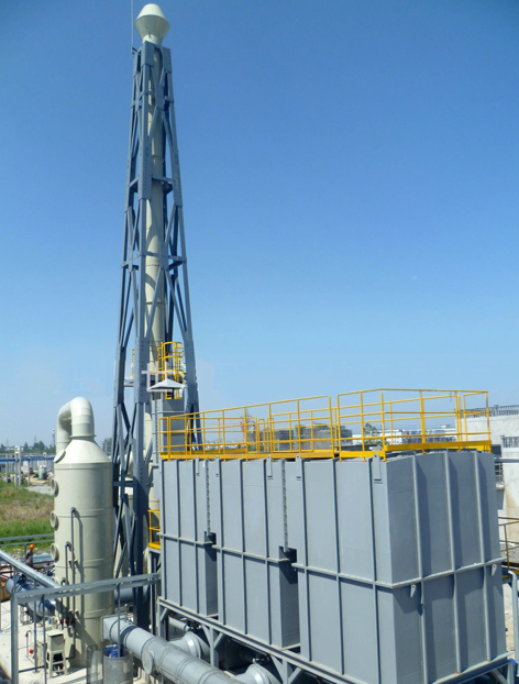 RTO蓄熱式廢氣焚燒爐保溫